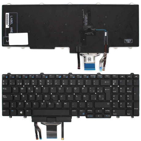 Teclado Para Portátil Dell Latitude E5550 E5570 5580 Precision 3510 7510 Retroiluminado