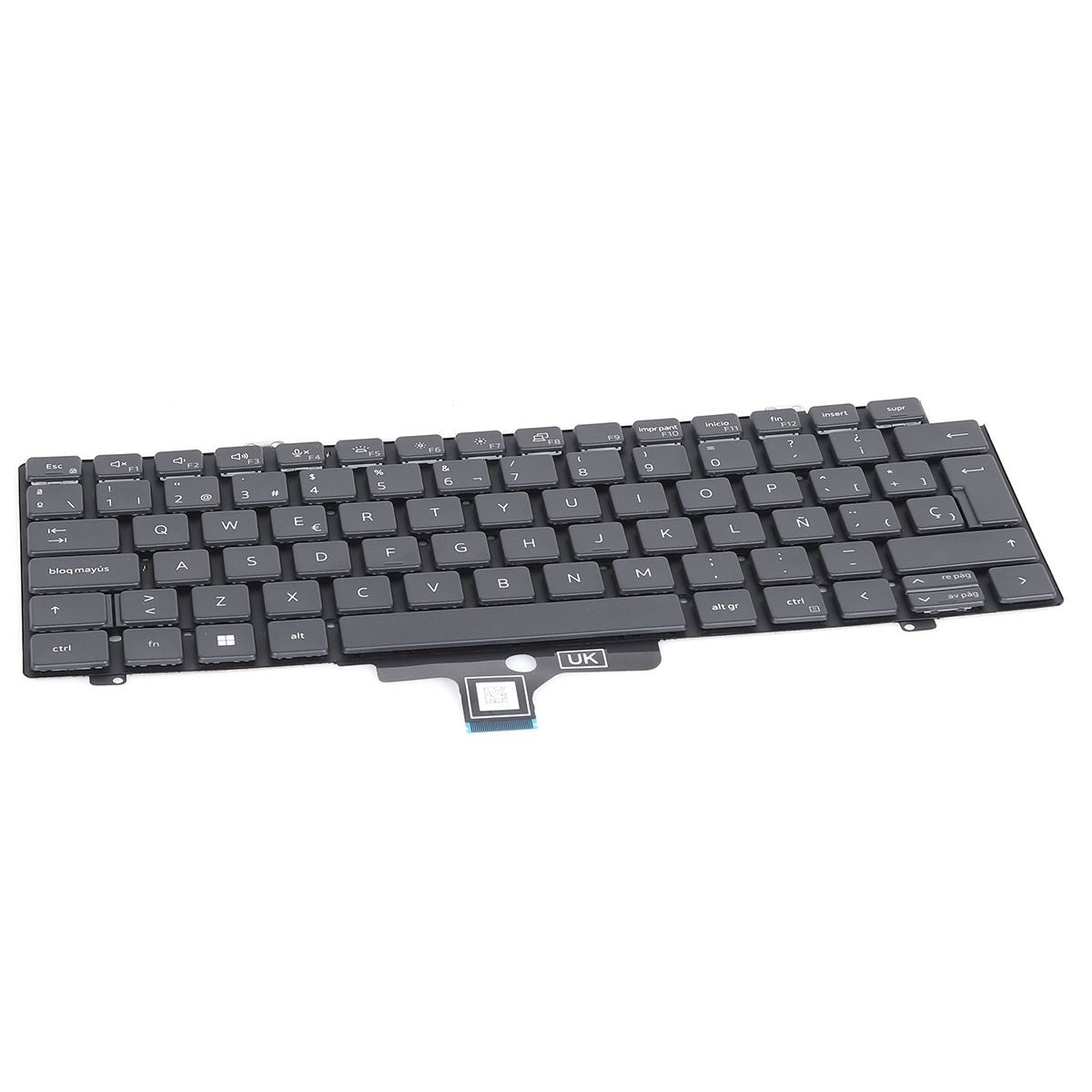 Teclado Para Portátil Dell Latitude 7410 7420 5420 0H4Xrj Nsk-Eb0Bw 01 Retroiluminado Negro