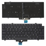 Teclado Para Portátil Dell Latitude 7430 7520 7521 5420 5421 5430 | 0Pc0J4 0Fj5Tv 0K4Wgn Retroiluminado Negro Inglés