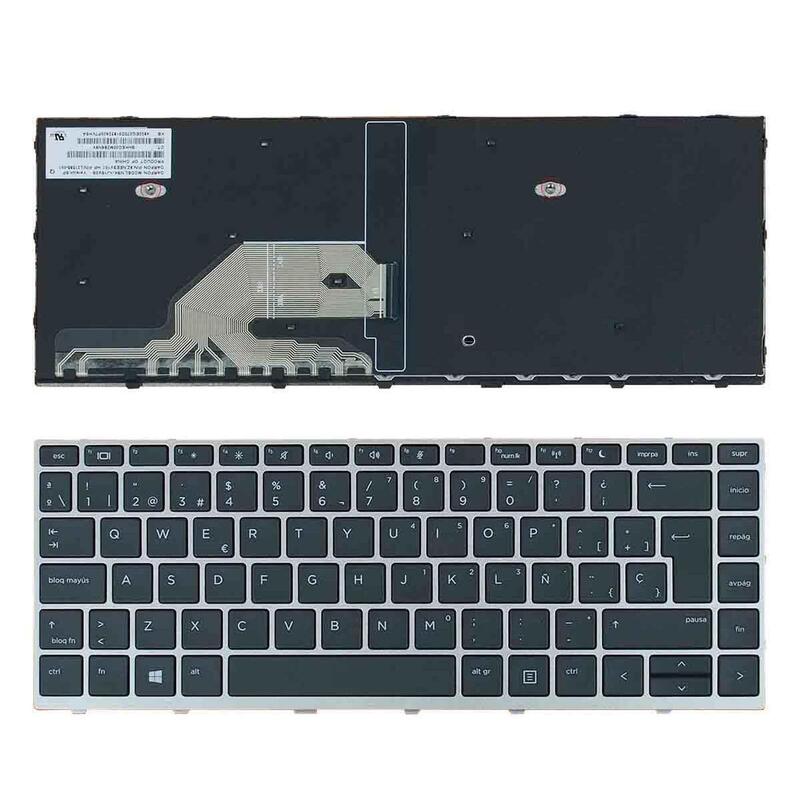 Teclado Español Compatible Para Portatil Hp Probook 640 G4 640 G5 Series  Español  Nuevo 1 Año De Garantia