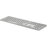 Teclado Español Inalámbrico Programable Hp 970 Blanco