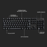 Teclado Español Logitech G G413 Se Usb Qwerty Negro