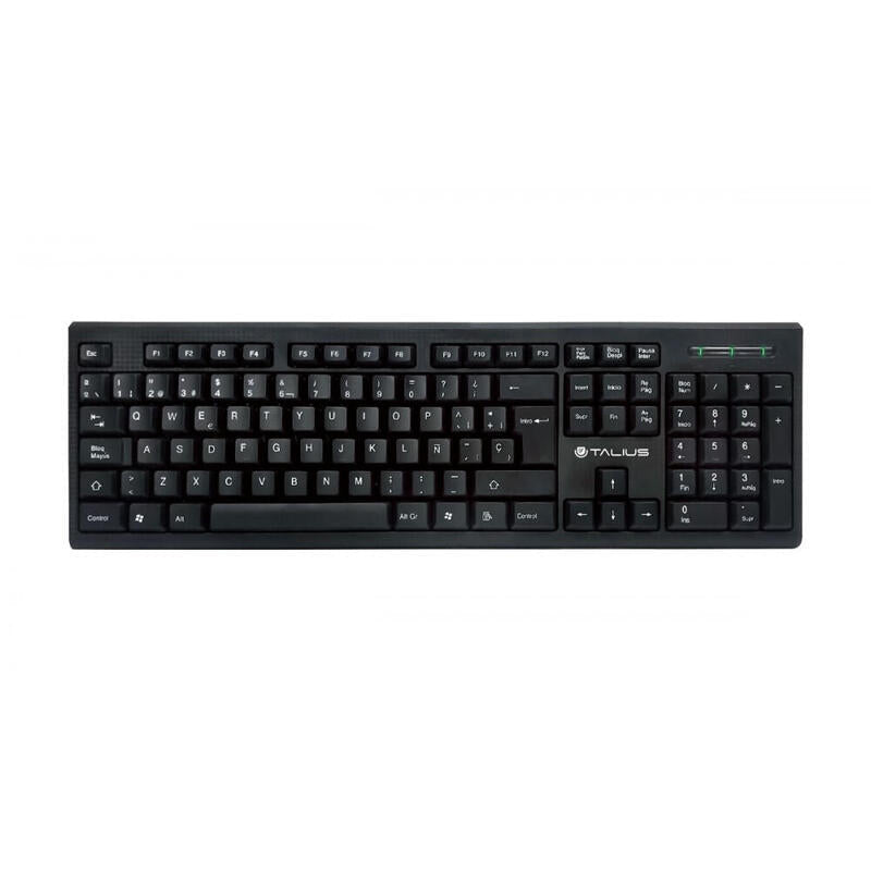 Teclado Español Talius Kb-501 Confort Black Usb