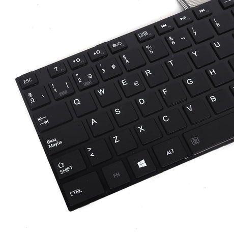 Teclado Glossy Negra Para Portátil Toshiba Satellite C70 A B D