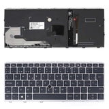 Teclado Retroiluminado Para Portátil Hp Elitebook 830 G5 830 G6 735 G3 836 G5 730 G5 730 G6 12-0153C-Dz01-K19