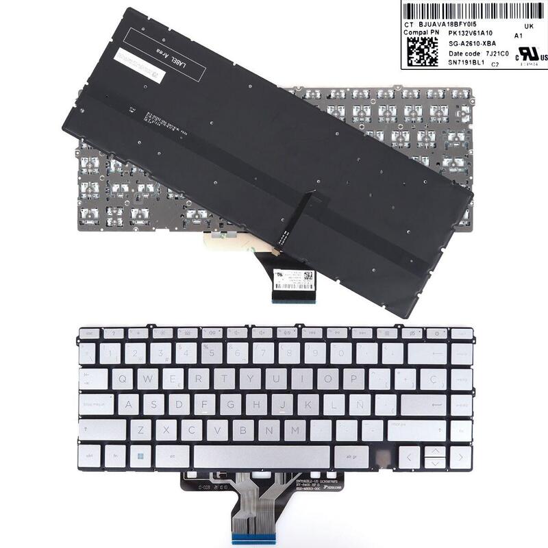 Teclado Hp Envy X360 13 Ay 13 Ba 13t Ba 13 Bd Tpn C147 C145 Plata (Retroiluminada Win8) Pk132v61a10