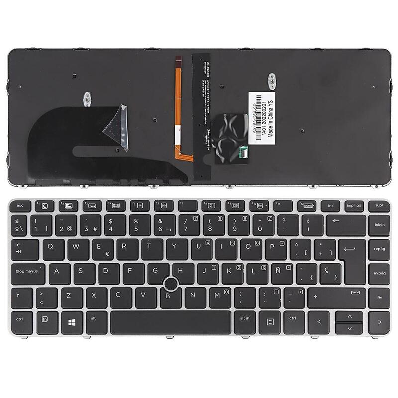 Teclado Hp Original Reacondicionado Español Para  Portatil Hp Elitebook 840 G3 G4 745 G3  G4 848 G4 1 Año De Garantia