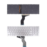 Teclado Hp Pavilion 15 Bs Plata Retroiluminado,Sin Marco,Entrada Pequeña,Win8oem