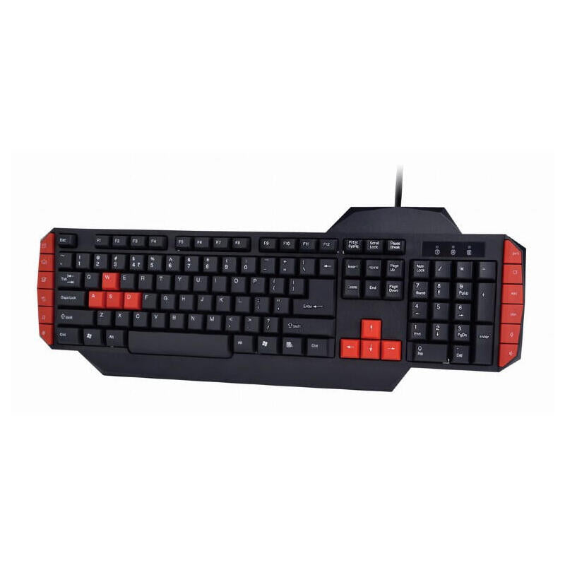 Teclado Inglés De Ee. Uu Ratón Incluido Gembird Ggs-Umg4-02  Usb Qwerty Negro