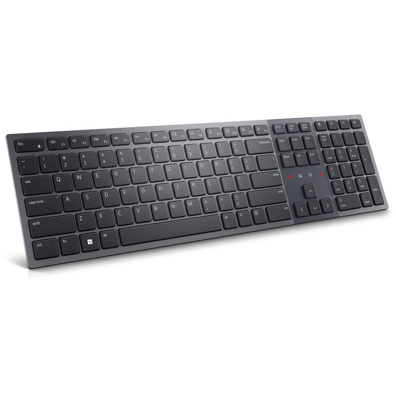 Teclado Ingles Dell Kb900 Rf Wireless + Bluetooth Qwerty Internacional De Ee.Uu. Grafito
