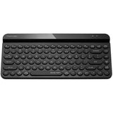 Teclado Ingles Inalámbrico A4tech Fstyler Fbk30 Black 2.4ghz+Bt (Silent)
