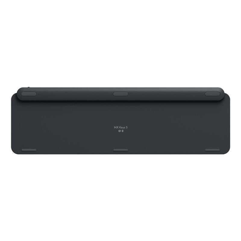 Teclado Inglés Logitech Mx Keys S Rf Wireless + Bluetooth Qwerty Reino Unido Grafito