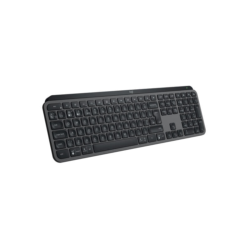 Teclado Inglés Logitech Mx Keys S Rf Wireless + Bluetooth Qwerty Reino Unido Grafito
