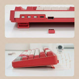 Teclado Ingles  Mecánico Miiiw Art Series Z830 Rojo Switch Amarillo