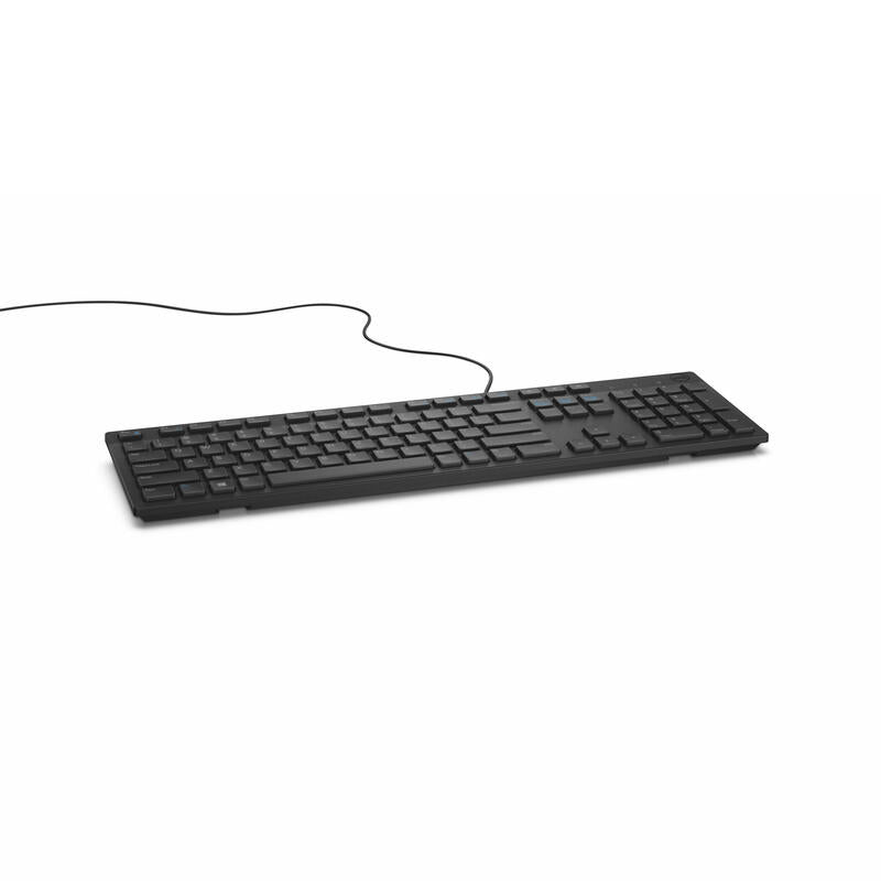 Teclado (Ingles) Usb Dell Kb216 Multi Black Us Usa International