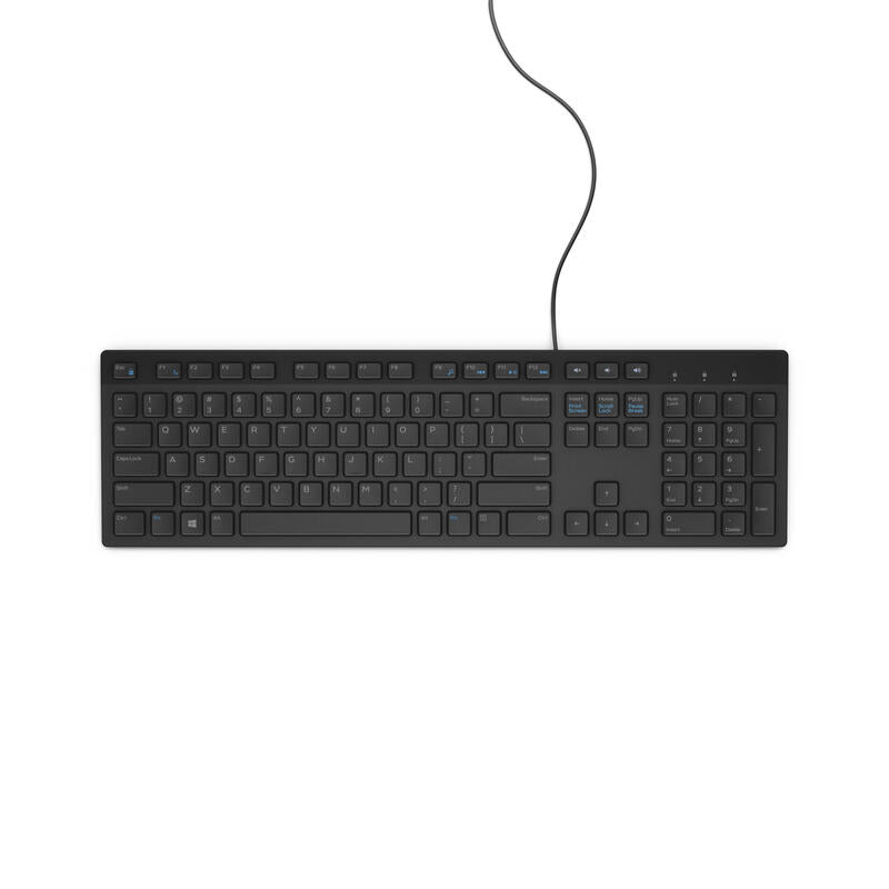 Teclado (Ingles) Usb Dell Kb216 Multi Black Us Usa International