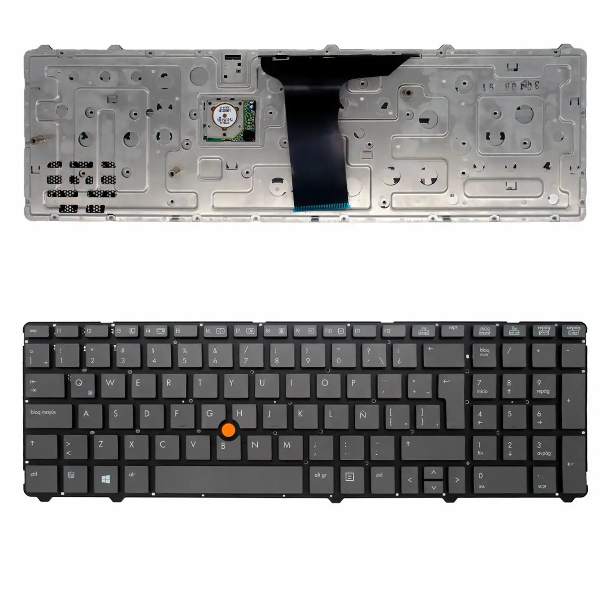 Teclado Latino Para Portátil Hp Elitebook 8760W 8760P 8770P 8770W Con Marco