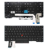 Teclado Lenovo Reacondicionado Para Portatil  Lenovo Thinkpad E480, E490, E485, E495, T480s, R480, L480, L380, R490, T14, Gen1, T490, T495, L390, L490, P43s Español Con Trackpoint Con Bakclight