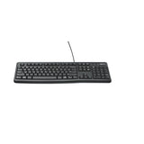 Teclado Logitech K120 Inglés Eeuu Usb Qwerty Negro