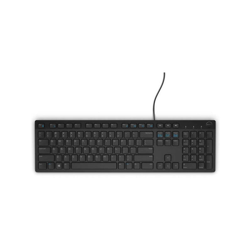 Teclado Nórdico Dell Kb216 Qwerty Negro