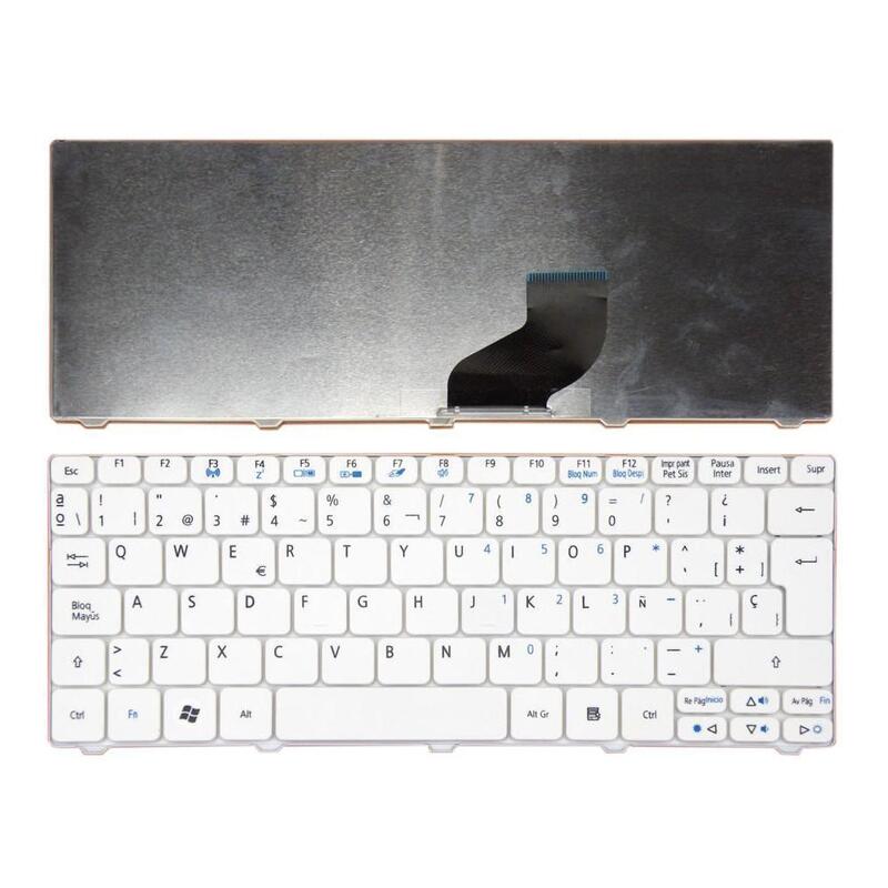Teclado Para Acer Aspire One D260/Gateway Lt21 Blanco