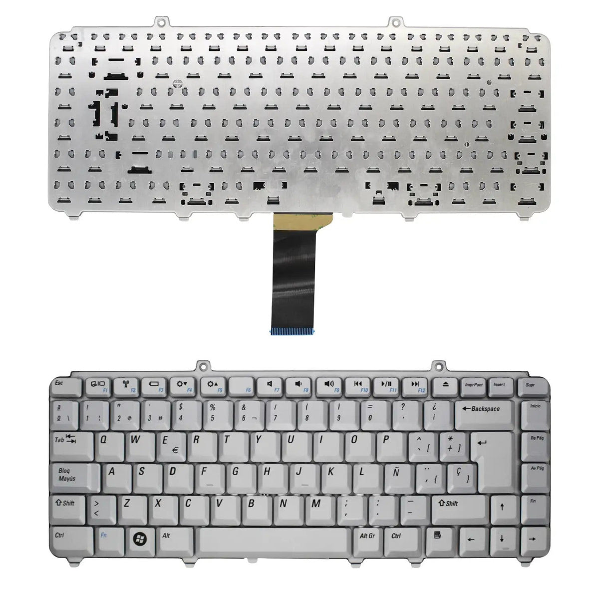 Teclado Para Portátil Dell Nk841 Nk842 Nk844 Nsk-D900u Pp22l Rn127 Rn162 Rn163 Wm824 "Ñ"