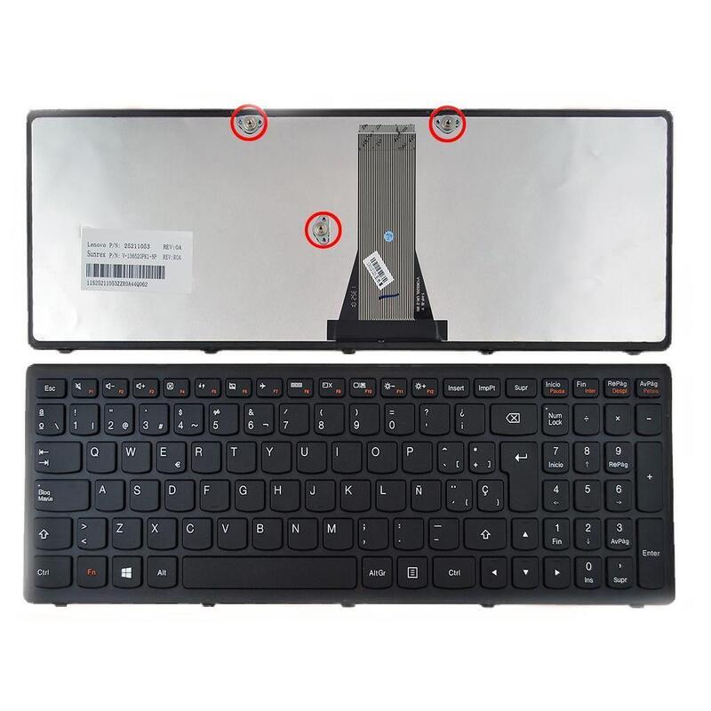 Teclado Para Lenovo G505s Negro Marco Negro  (Win8)