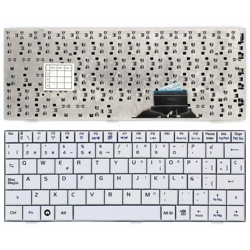 Teclado Para Portátil Asus
Modelos: Eee Pc 700, 701, 900, 901
P/N: V072462ak2, Okna-021sp03 
