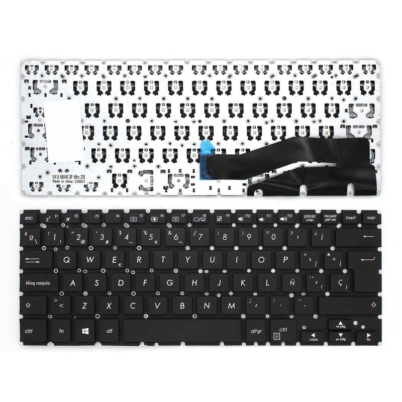 Teclado Para Portátil Asus Vivobook Flip 14 Tp410 Tp410u Tp410ua Tp410uf Tp410ur Tp401