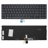 Teclado Para Portátil Asus Zeenbook Pro 15 Ux535l Ux535lh Ux535li Ux535qa Ux535qe Verde Gris Retroiluminación