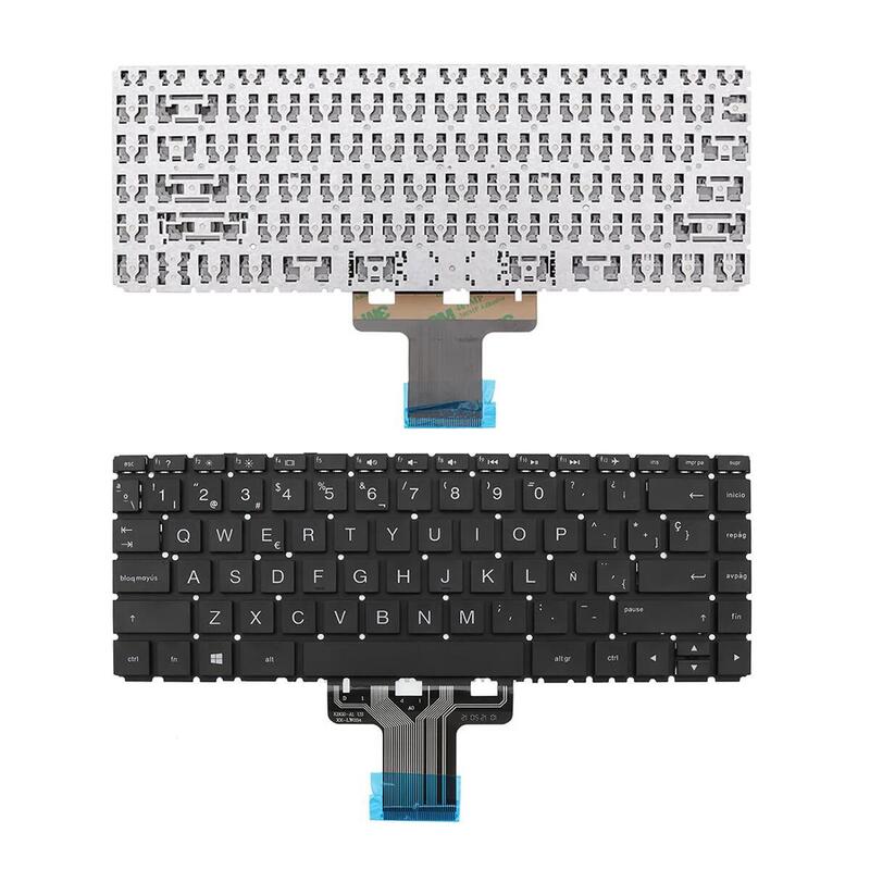 Teclado Para Portátil Hp 14 Cd0000 14 Ce0000 14 Cf0000 14 Ck0000 14 Cm0000 Negro