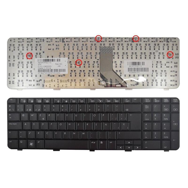 Teclado Para Portátil Hp Cq 71,  Ae0p7p00110, 532809 071