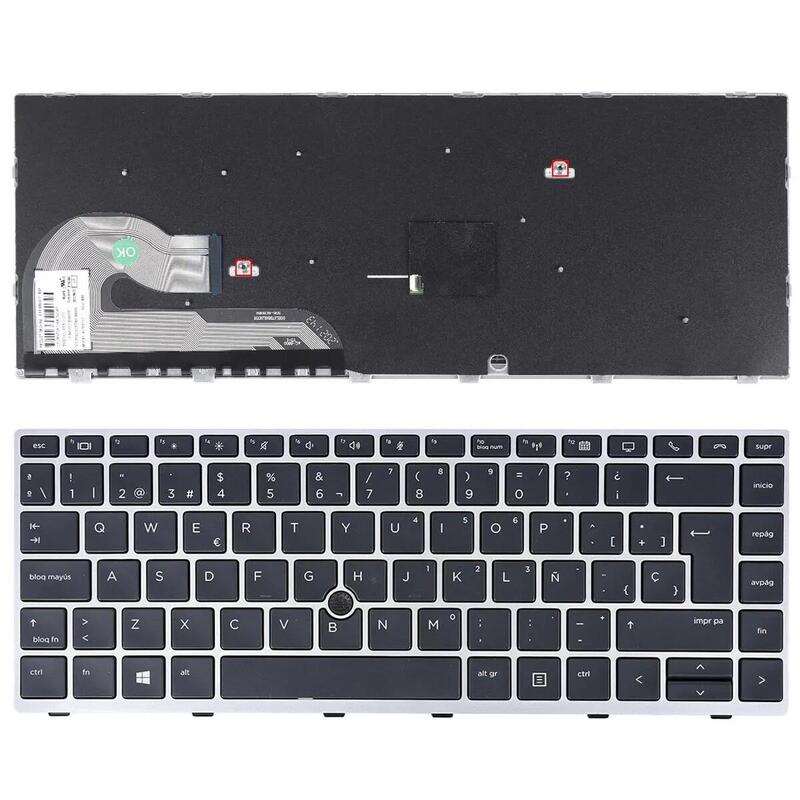 Teclado Para Portátil Hp Elitebook 840 G5 846 G5 840 G6 Plata