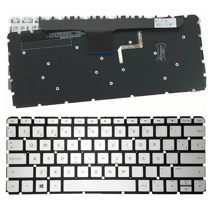 Teclado Para Portátil Hp Envy 13 Ab008ur 13 Ab009na 13 Ab009ns Plata
