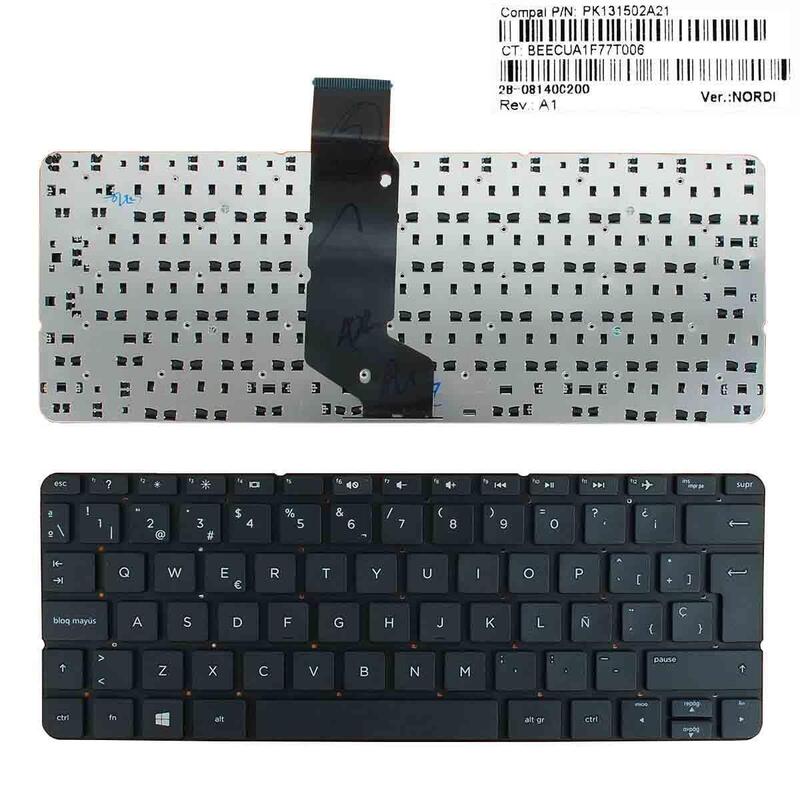 Teclado Para Portátil Hp
Modelos: Pavilion 11-N
P/N: Pk131501a09