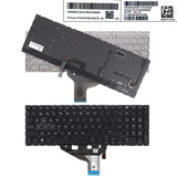 Teclado Para Portátil Hp Omen 15 Dc Tpn Q211 15 Dc000 15t Dc000 15 Dc0010n Retroiluminado Negro