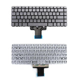 Teclado Para Portátil Hp Pavilion 14 Cc 14 Cd 14m Cd 14t Cd 14 Ce 14 Cf 14 Ck 14 Cm Plata