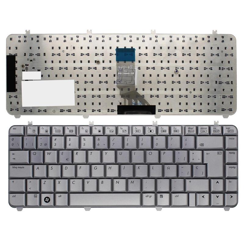 Teclado Para Portátil Hp Pavilion Dv5 Dv5z Dv5t Dv5-1000 Plateado