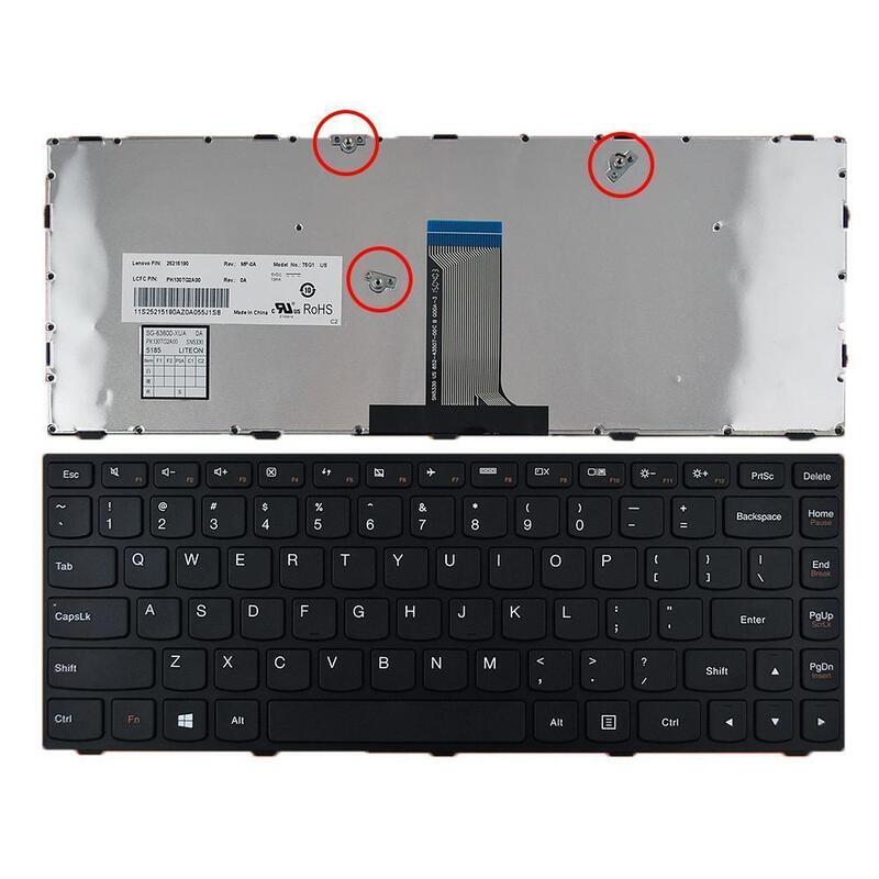 Teclado Para Portátil Lenovo G40-70 Ideapad Flex 14