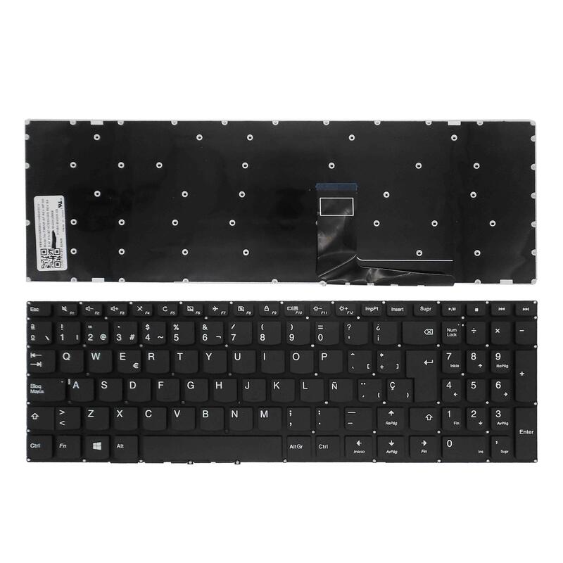 Teclado Para Portátil Lenovo Ideapad 110-15acl 110-15ast Negro