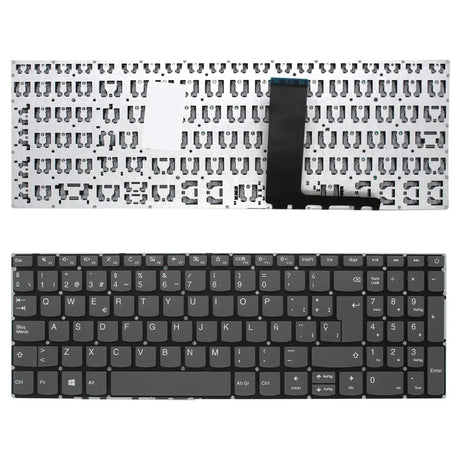 Teclado Para Portátil Lenovo Ideapad 320-15Abr 320-15Iap 320-15Ast 320-15Ikb Gris Win8 Sin Marco