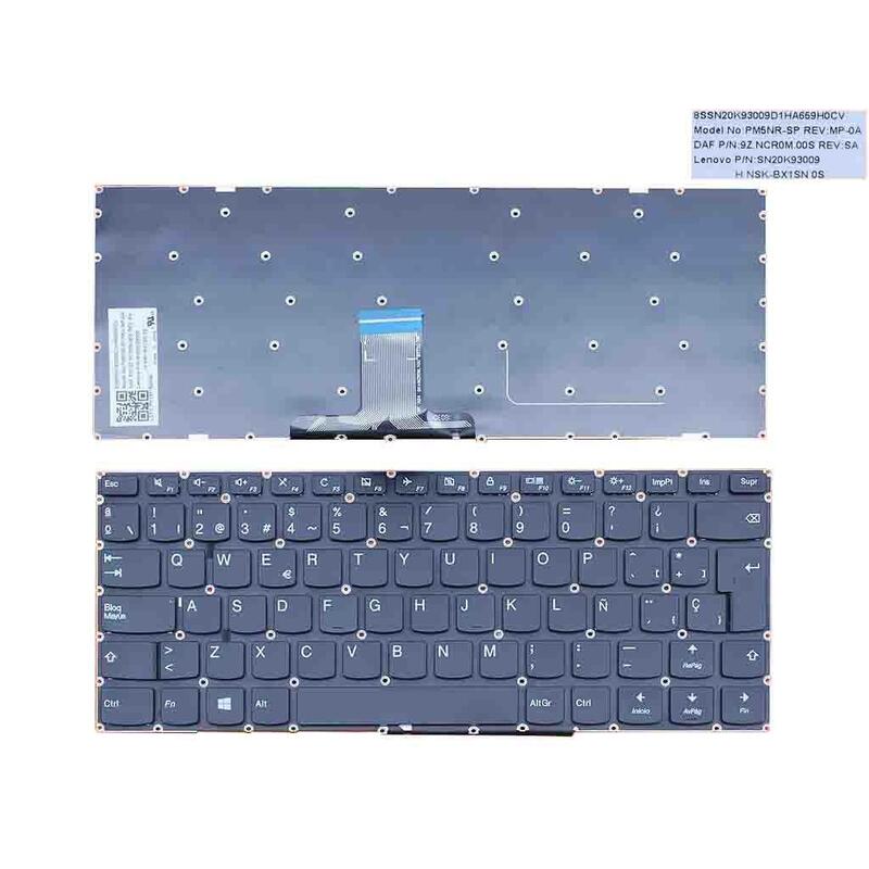 Teclado Para Portátil Lenovo Ideapad 510s-14ikb 710s-14