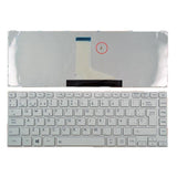 Teclado Para Portatil Toshiba L830 L840 Blanco