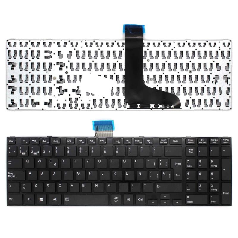 Teclado Para Portátil Toshiba Satellite C50d B Sp149180791 Ncb1253 Negro