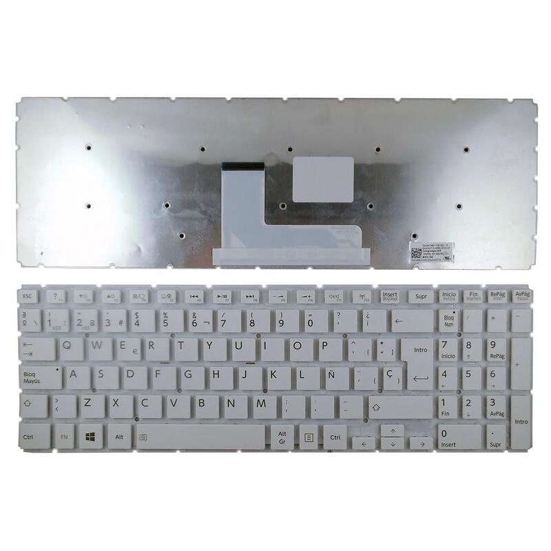 Teclado Para Portatil Toshiba Satellite Nsk-V91sq Aebliu00120 9z.Nbcsq.101 Blanco