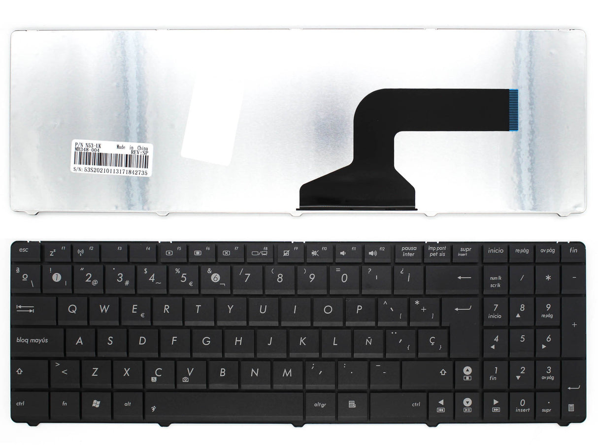 Teclado Para Portátil Asus X55 X55A N53 N53Jf N53Jq N53Sv N53Sn N53Nb N73 N73J