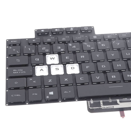 Teclado Retroiluminado Para Portátil Asus Tuf Air Fx516 Fx516P Fx516Pr Fx516Pm Fa516