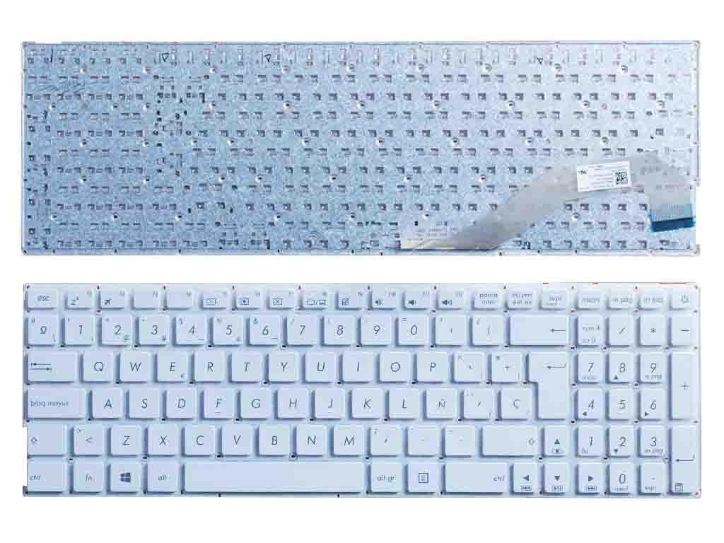 Teclado Para Portátil Asus X540 X540L Blanco