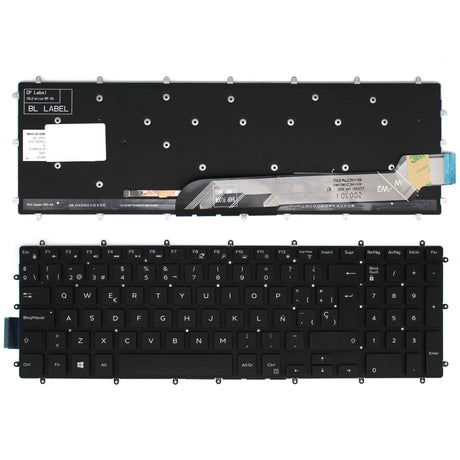 Teclado Retroiluminado Para Portátil Dell Latitude 15-7566 15-7567