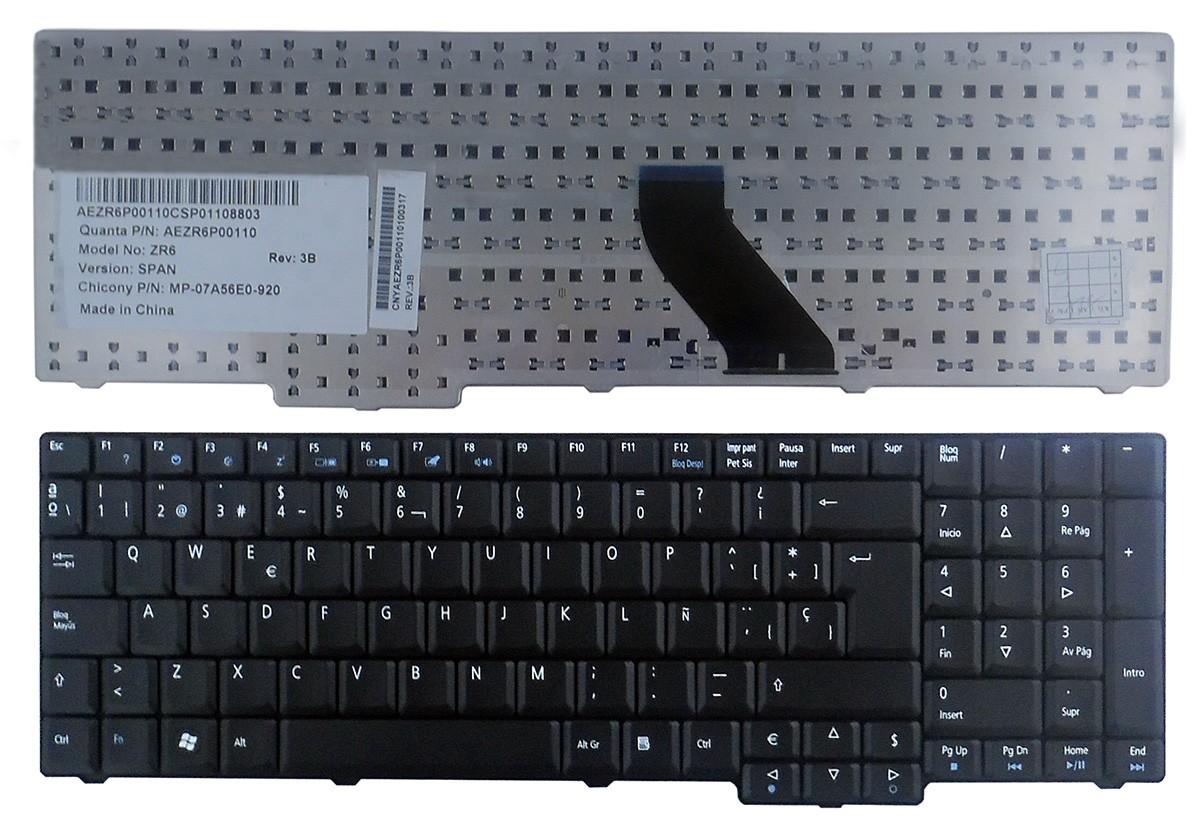Teclado Para  Portatil Emachines E528 E728 Zk2 Aezk2p00010 9j.N8782.R0s